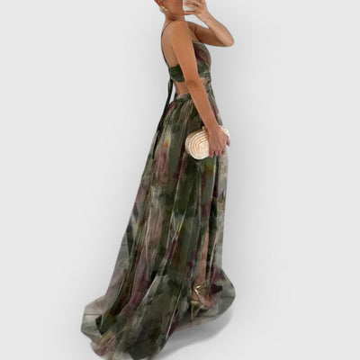 Verity Bloemen Maxi Jurk – Moeiteloze Eleganties