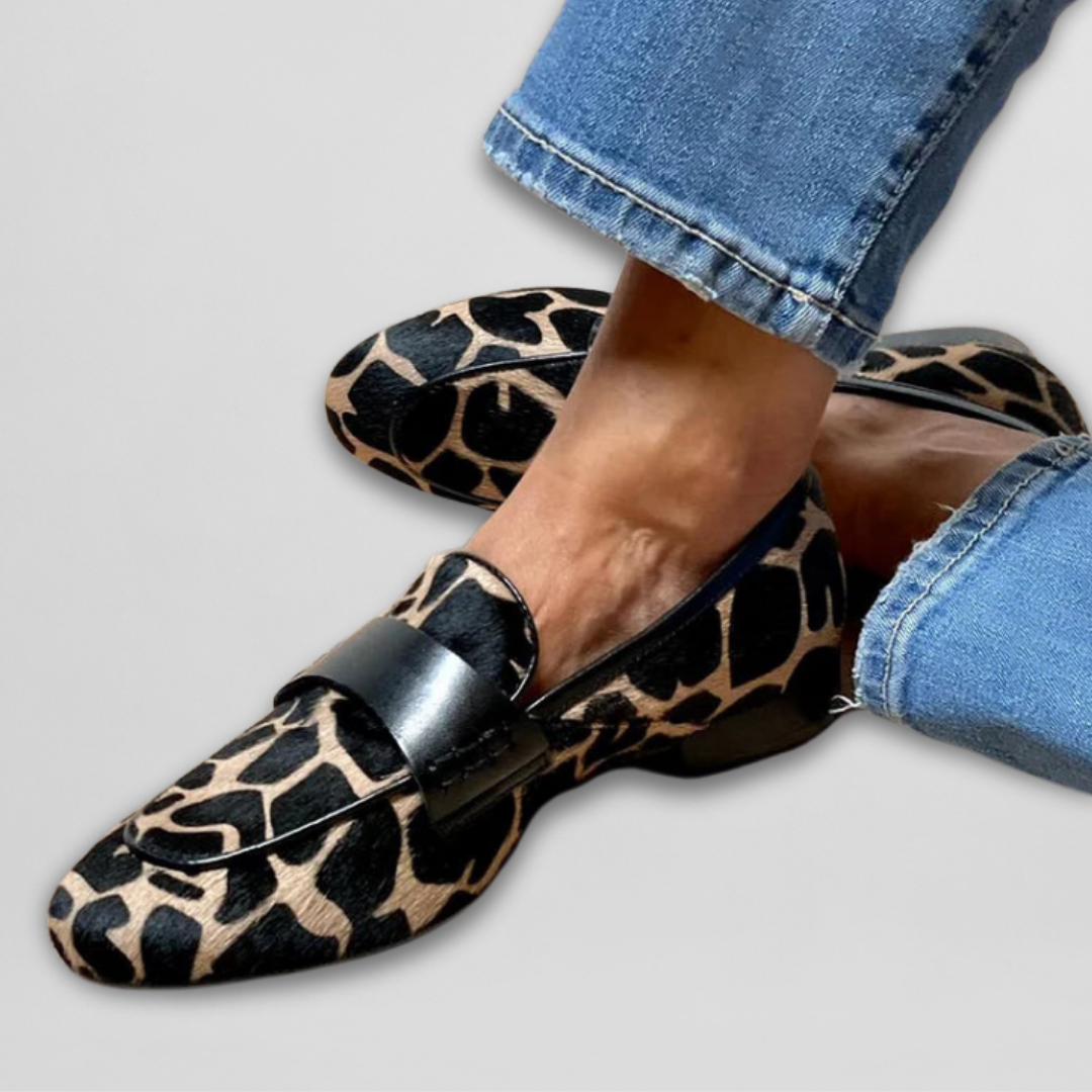 Loafers met Dierenprint