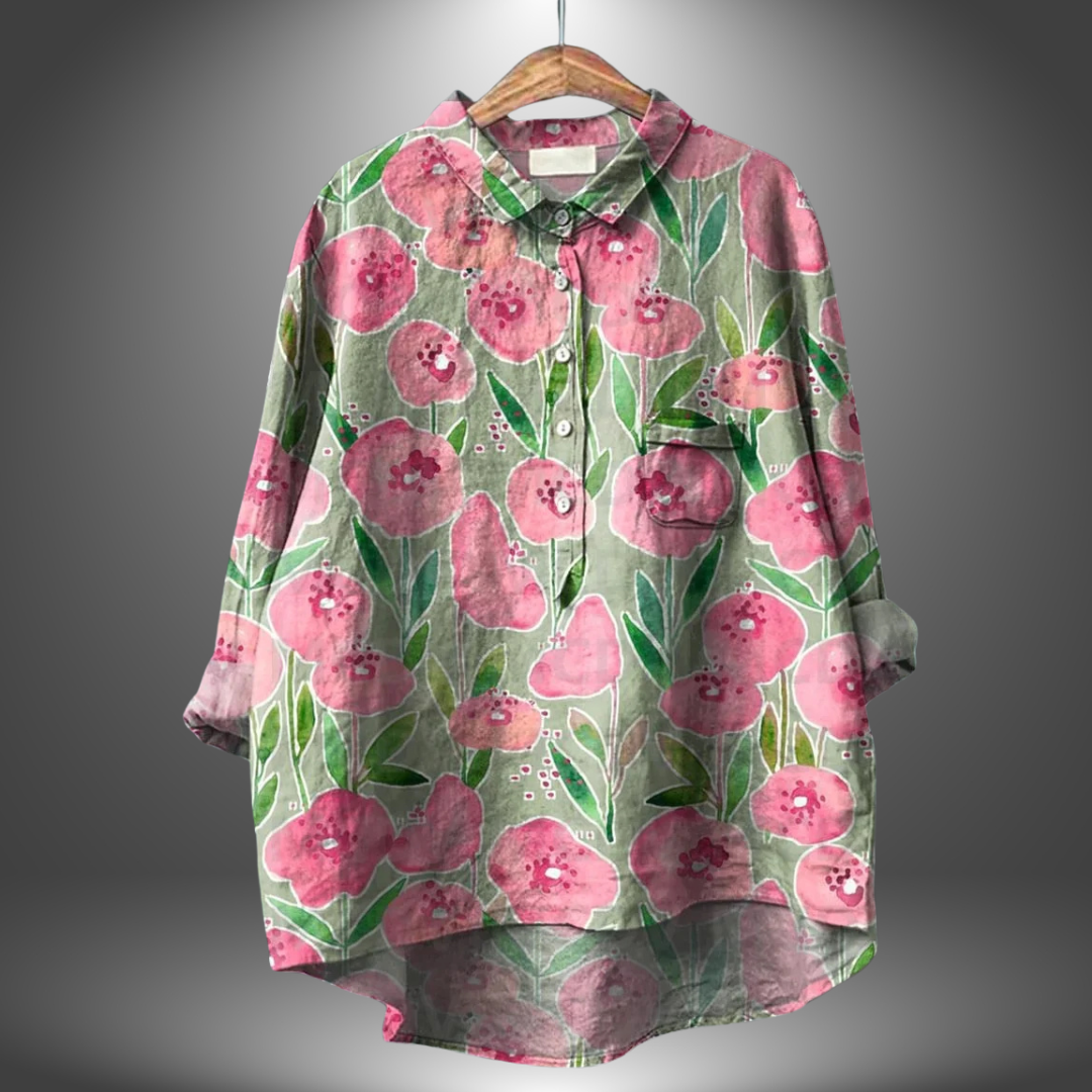 Stijlvol dames shirt met bloemenprint