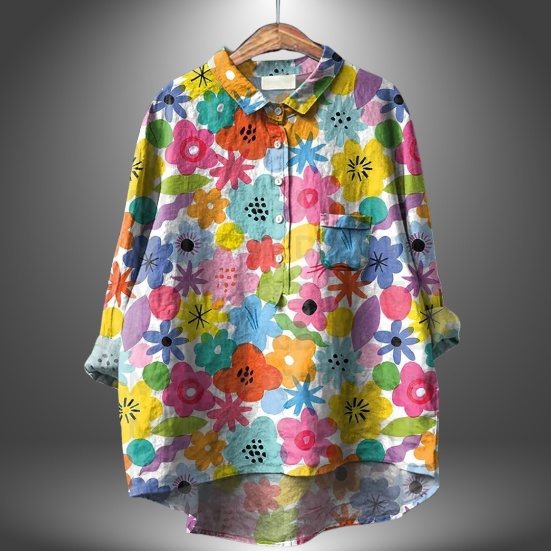 Stijlvol dames shirt met bloemenprint