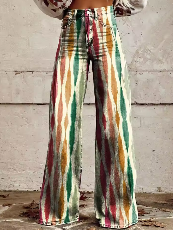 Vintage Boho Broek 1