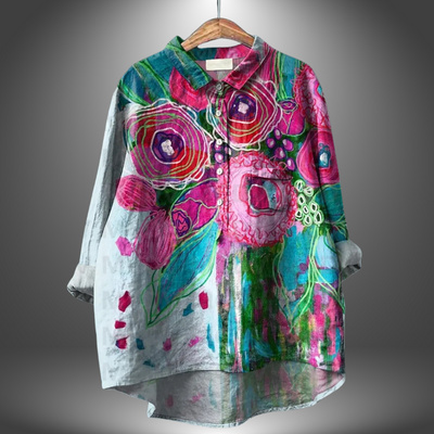Stijlvol dames shirt met bloemenprint