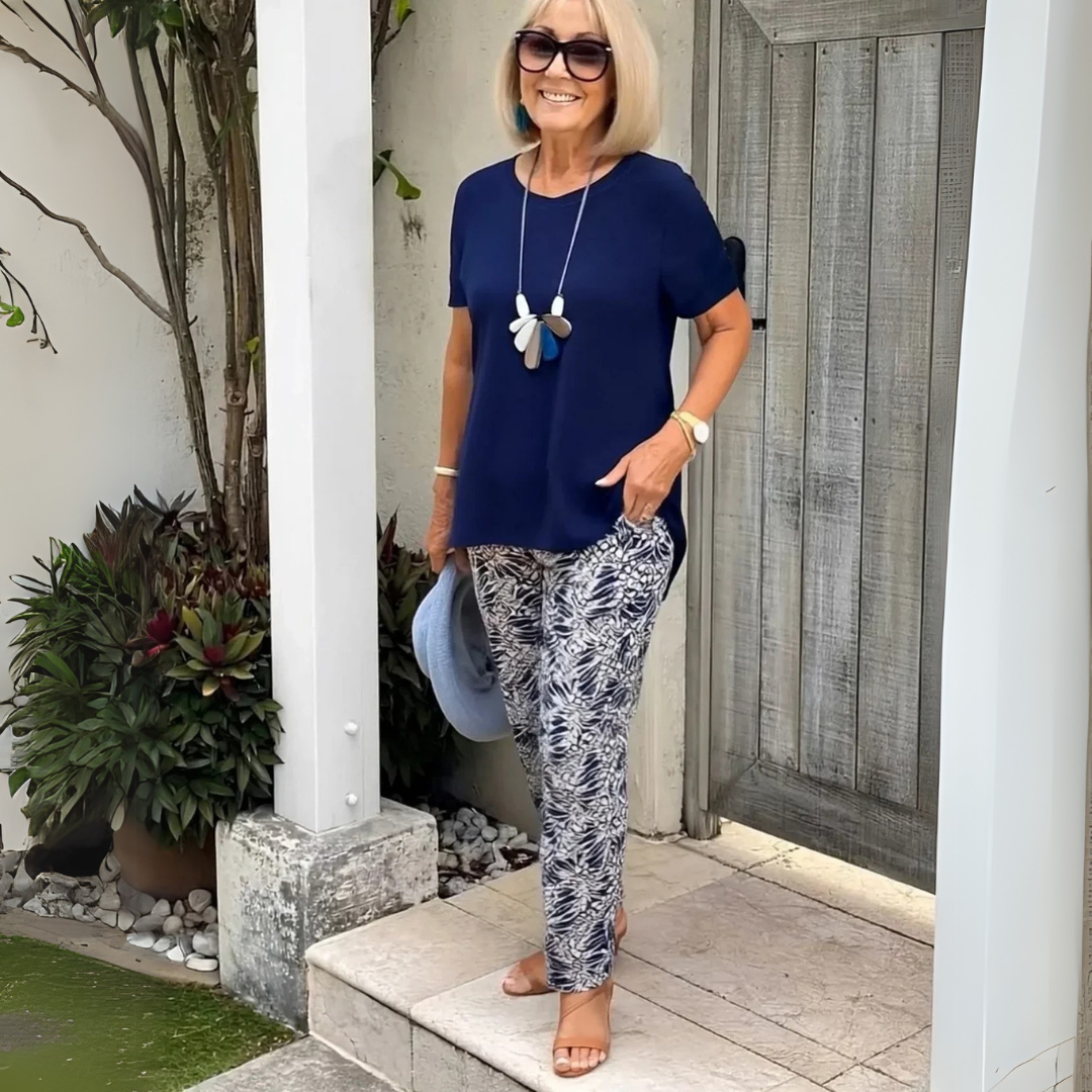 Elegante set van twee delen met een mooi gevormde pasvorm