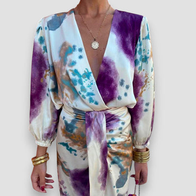 Stijlvolle V-Hals Jurk