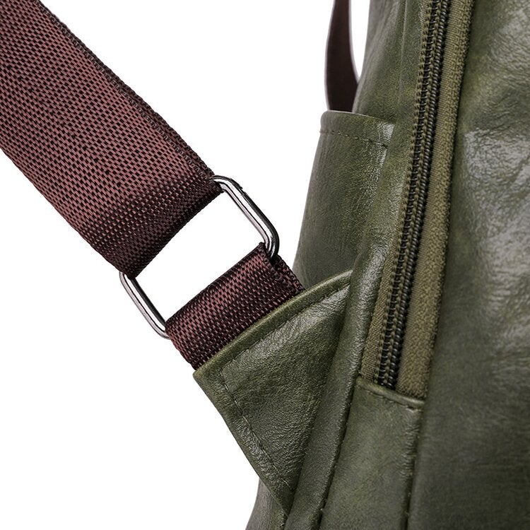 Veelzijdige Leren Rugzak