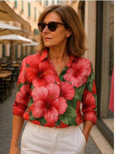 Zhera™ | Bloemenblouse