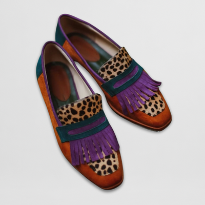 Elegante Leren Loafers in Strak Design