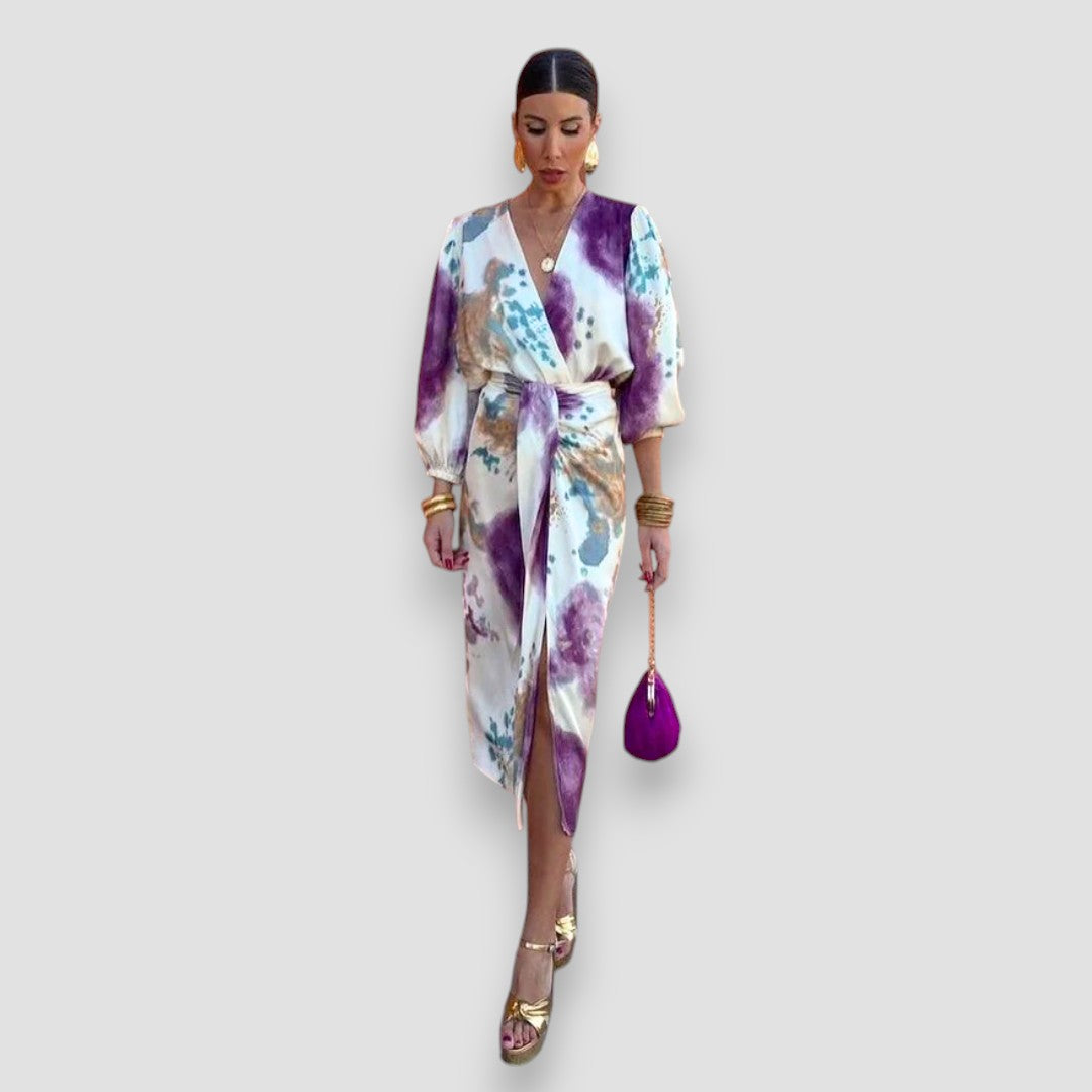 Stijlvolle V-Hals Jurk