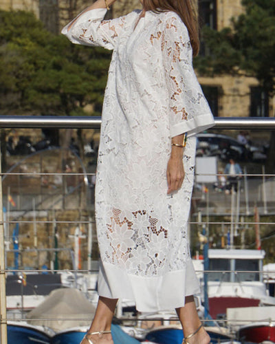 Sierlijke Gedrapeerde Zomerjurk