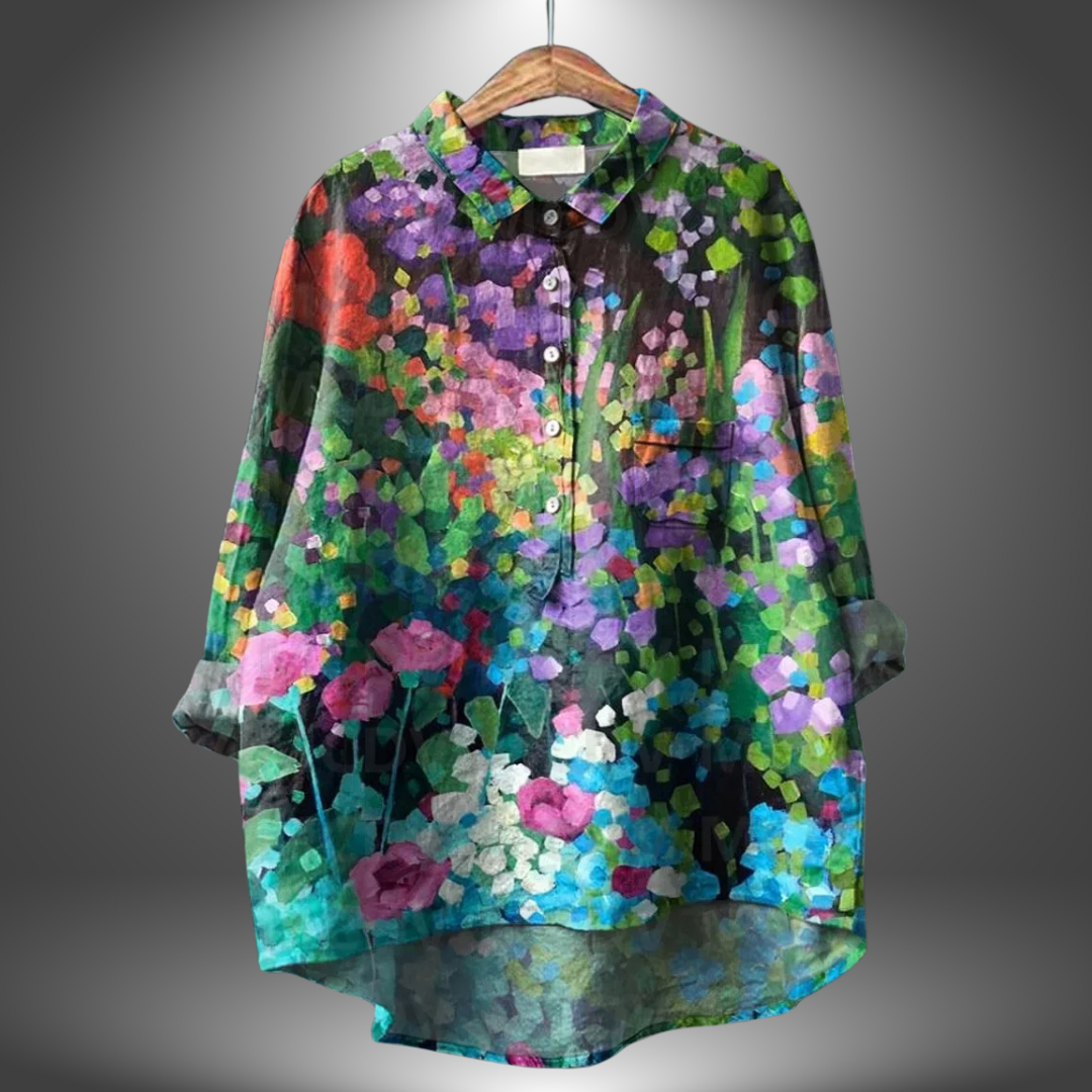 Stijlvol dames shirt met bloemenprint