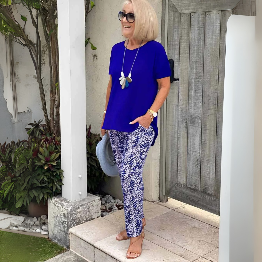 Elegante set van twee delen met een mooi gevormde pasvorm