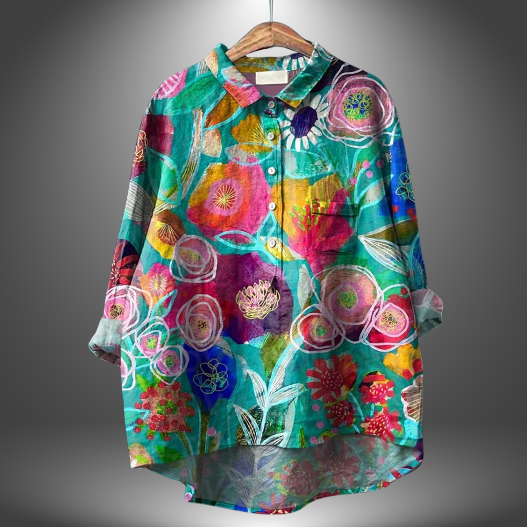 Stijlvol dames shirt met bloemenprint