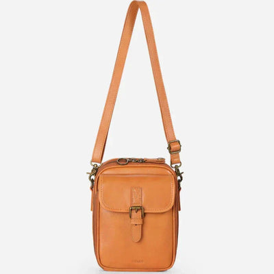 Leren crossbodytas
