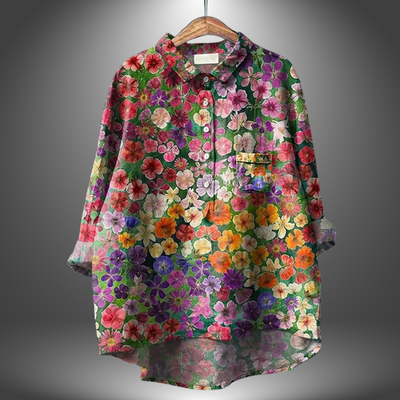 Stijlvol dames shirt met bloemenprint