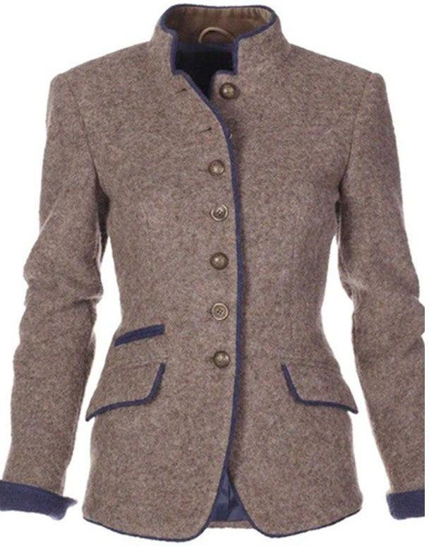 Valeria™ | Elegante cardigan met hoge kraag