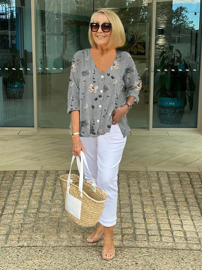 Bloom & Grace Statement Blouse