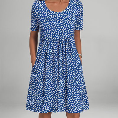 Elegante jurk met bloemenpatroon