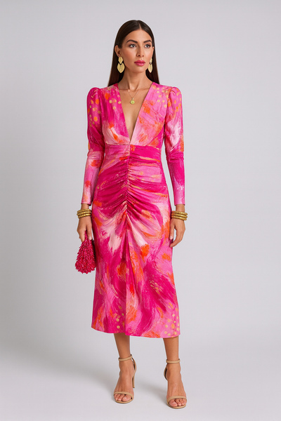 Elegante Flowy Maxi Jurk