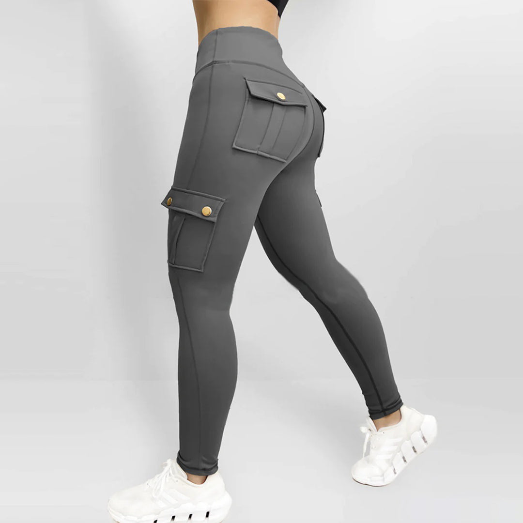 Utility pocket leggings voor zelfverzekerde dagelijkse beweging