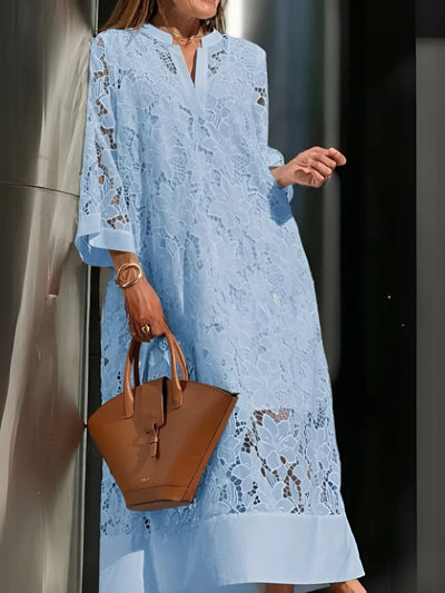 Sierlijke Gedrapeerde Zomerjurk