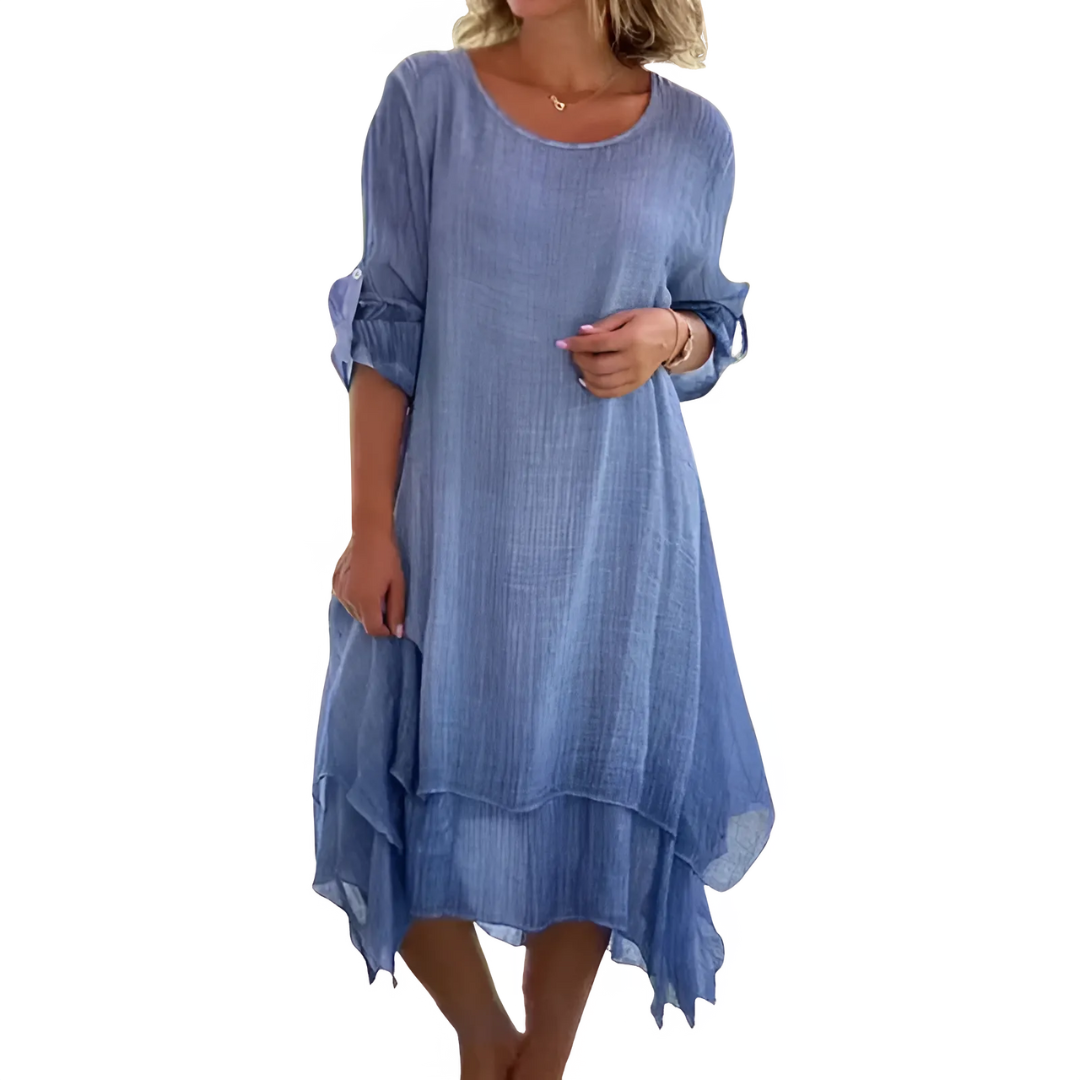 LooseDress: Eenvoudige Ademende Losse Pasvorm Jurk