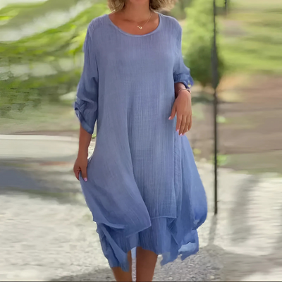 LooseDress: Eenvoudige Ademende Losse Pasvorm Jurk