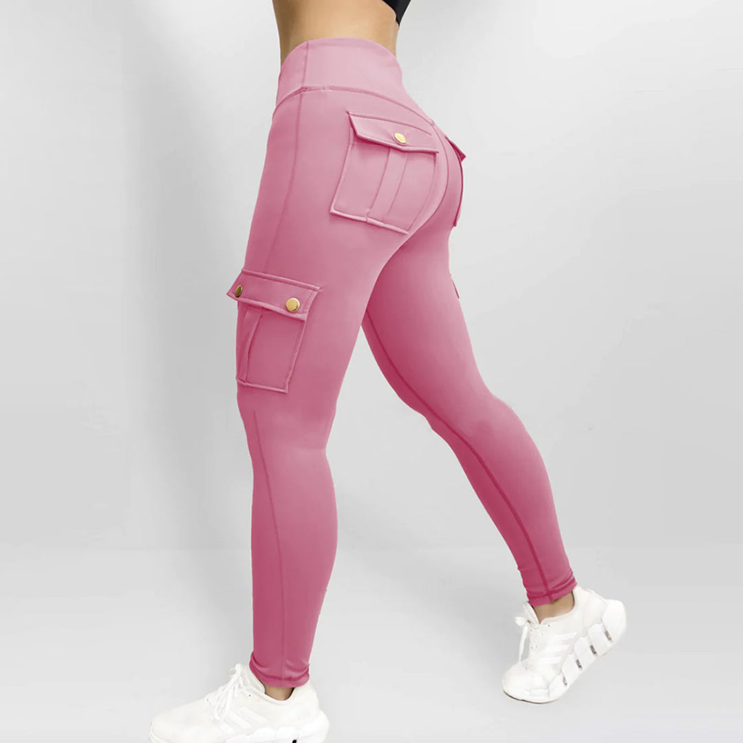 Utility pocket leggings voor zelfverzekerde dagelijkse beweging