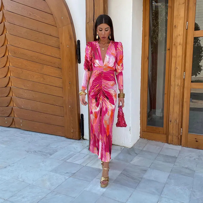 Elegante Flowy Maxi Jurk