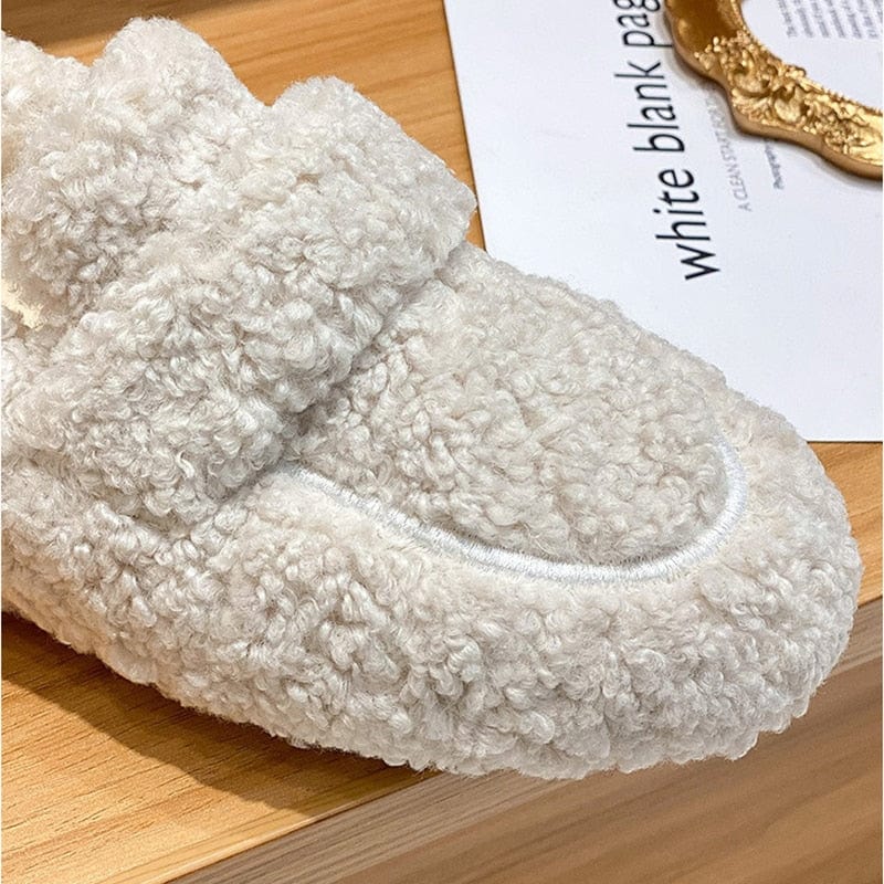 Pluizige Comfortloafers voor Gezellige Elegantie