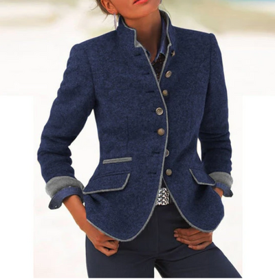 Valeria™ | Elegante cardigan met hoge kraag