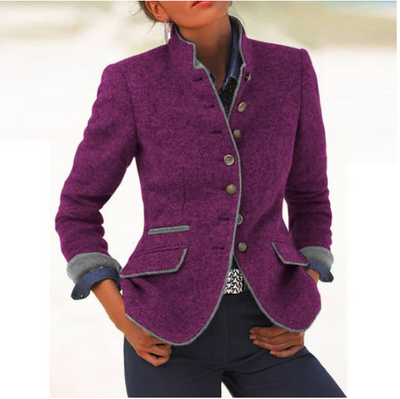 Valeria™ | Elegante cardigan met hoge kraag