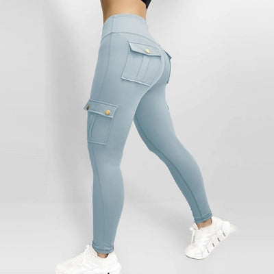 Utility pocket leggings voor zelfverzekerde dagelijkse beweging