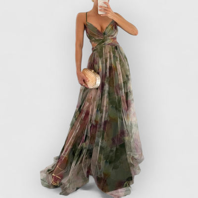 Verity Bloemen Maxi Jurk – Moeiteloze Eleganties