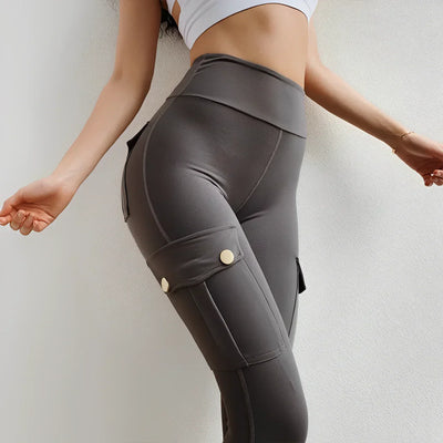 Utility pocket leggings voor zelfverzekerde dagelijkse beweging