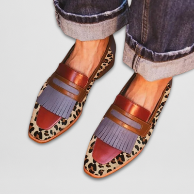 Elegante Leren Loafers in Strak Design