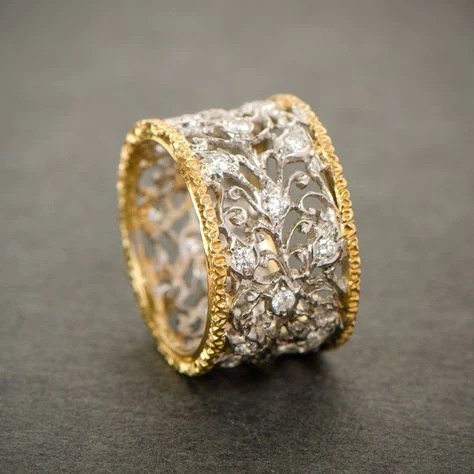 Vintage Ring met Zirkonia