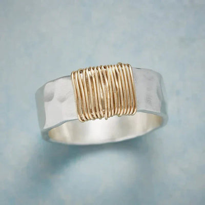 Goudkleurige Vintage Draadring