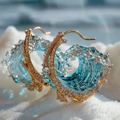 Ocean's Oath Oorbellen – De Ziel van de Oceaan gevangen in Sieraden
