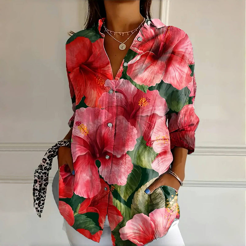 Zhera™ | Bloemenblouse