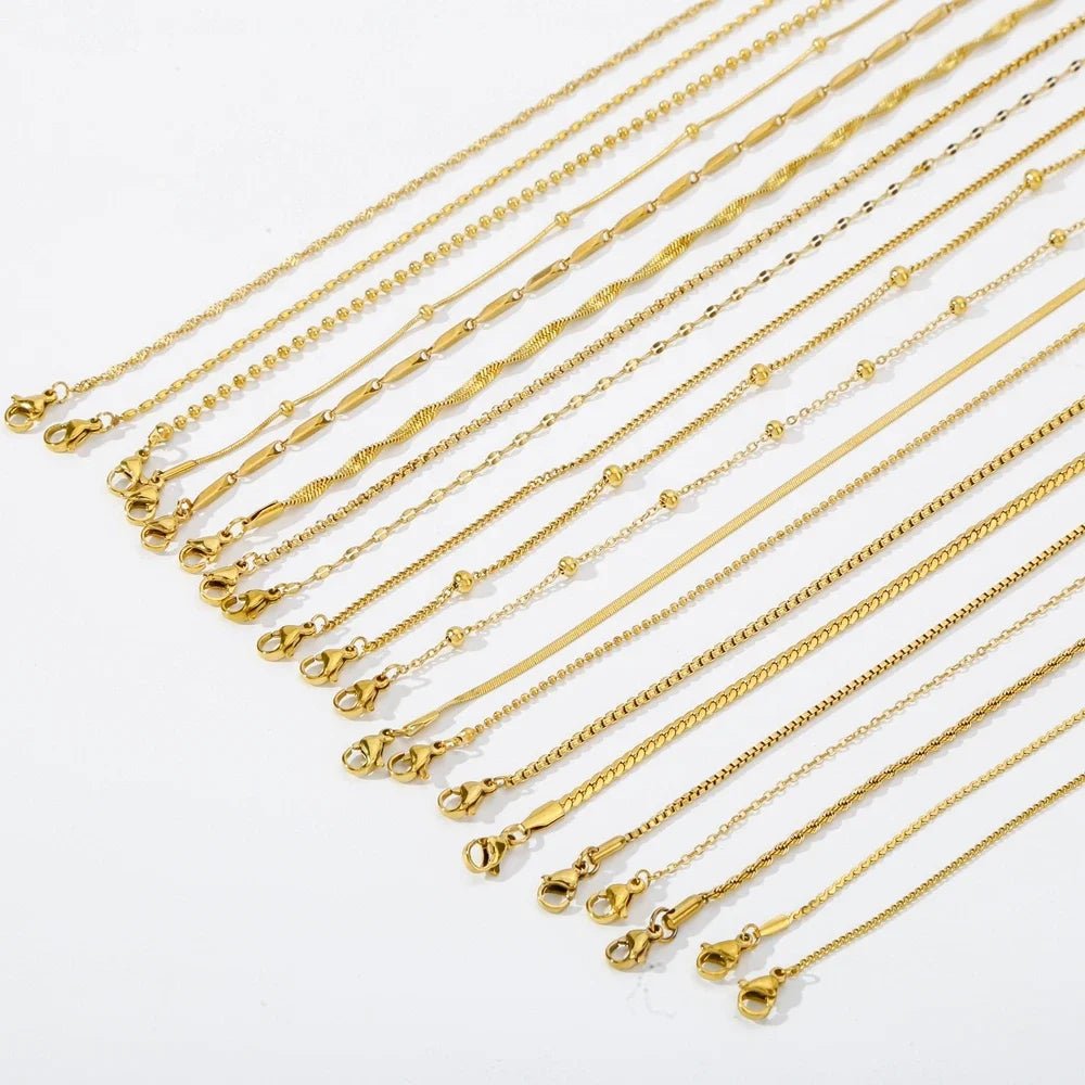 Sierlijke Gouden Ketting voor Dames