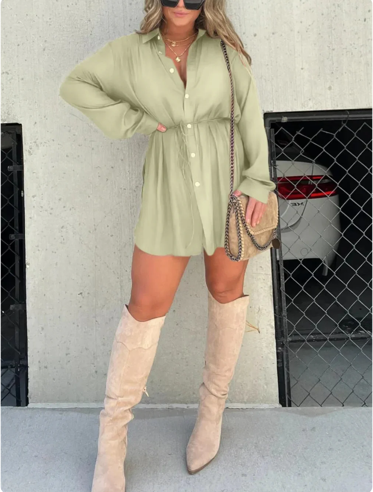 Zhera™ | Satijnen Jurk