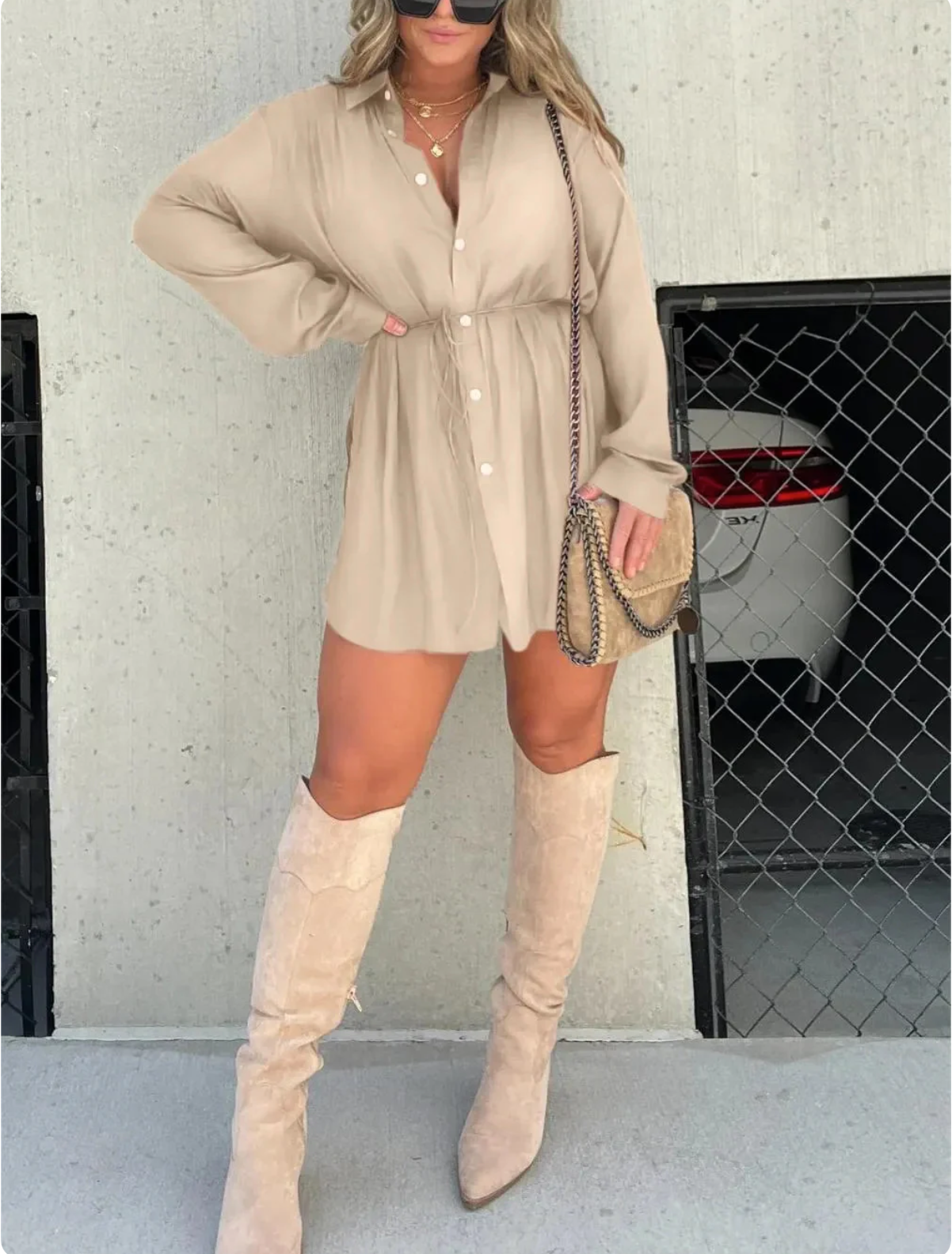 Zhera™ | Satijnen Jurk