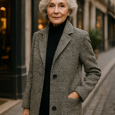 Audrey | Lange midi-jas