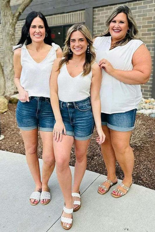 Casual denim shorts voor moeiteloze zomerse stijl