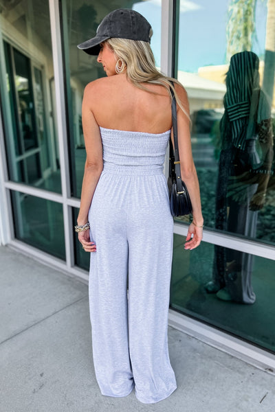 Trendy Jumpsuit met Blote Schouders