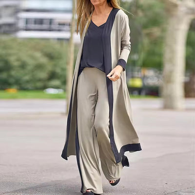 Top & wide-leg broek